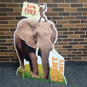 Custom Cut-Out Display Signs for Business, Freestanding, Full-Color, Made in Grand Rapids MI - Phase3Graphics.com