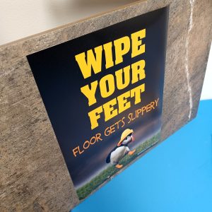 Custom Vinyl Floor Graphics Printed in Full Color, Long-Lasting Adhesive, Made in Grand Rapids MI - Phase3Graphics.com