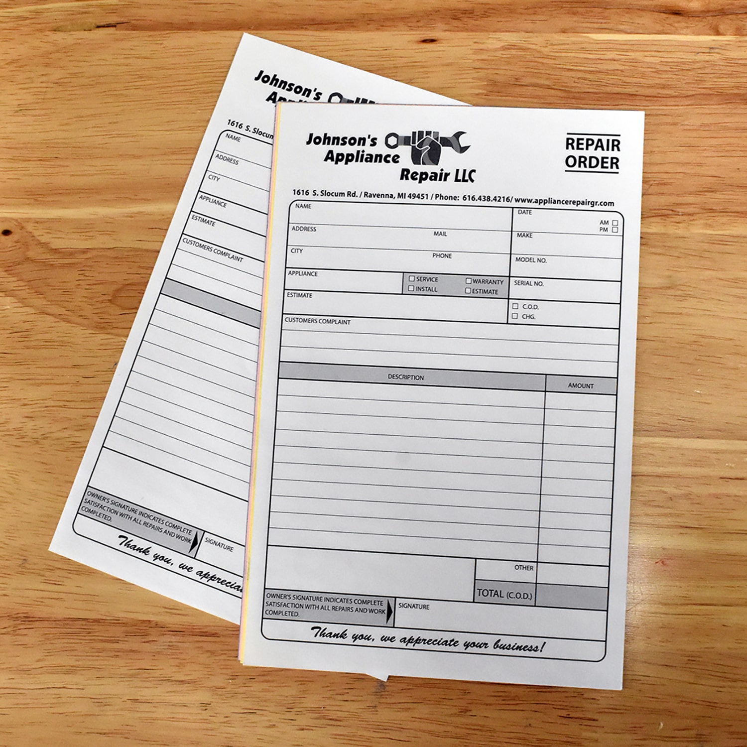 Business Forms Printing in Grand Rapids MI - Phase3Graphics.com
