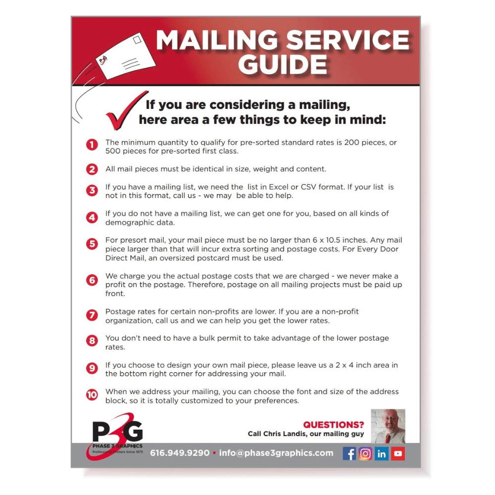Free Mailing Service Guide for Small Business - Phase3Graphics.com