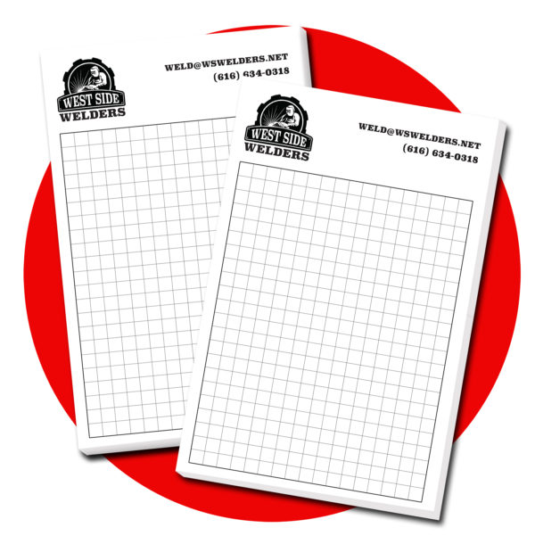 Custom Notepads Printed for Cheap - Phase3Graphics.com