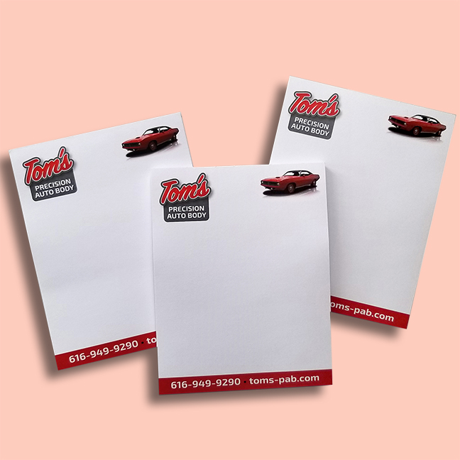 Custom Notepads Printed - Phase3Graphics.com