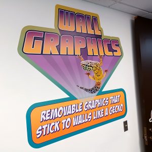 Custom Printed Wall Graphics for Business, Full Color, Custom Cut Shapes, Made in Grand Rapids MI - Phase3Graphics.com